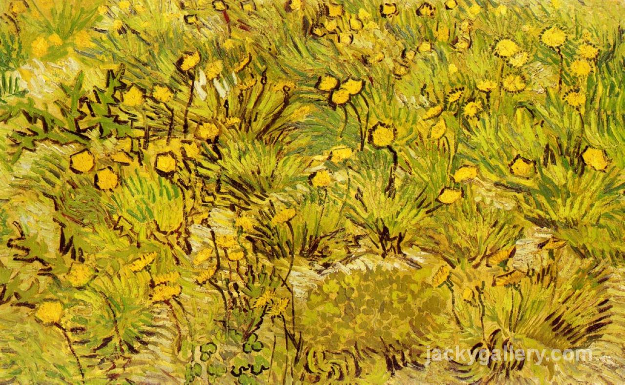 A Field of Yellow Flowers, Van Gogh painting